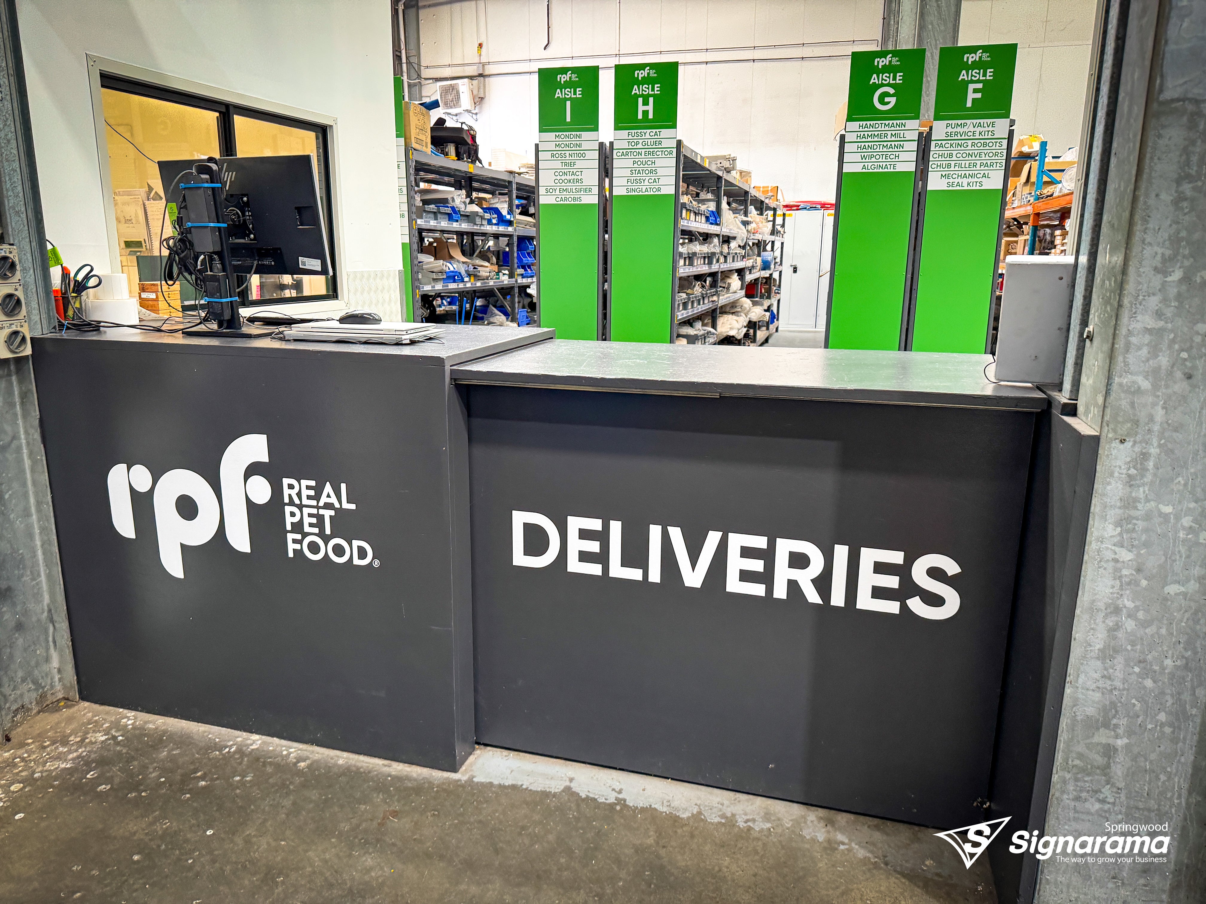 Magnetic and Vinyl Signage - Real Pet Food Company