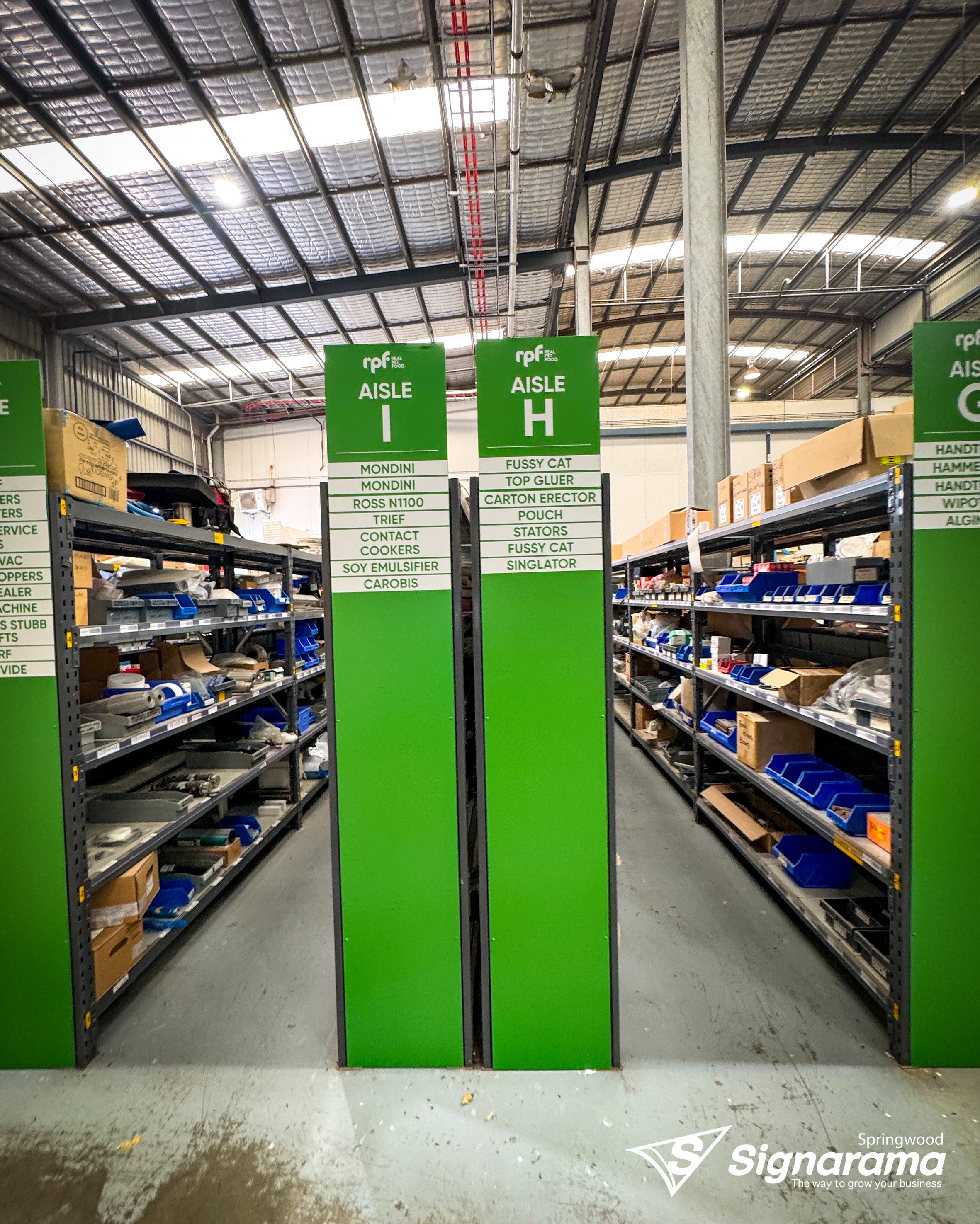 Magnetic and Vinyl Signage - Real Pet Food Company