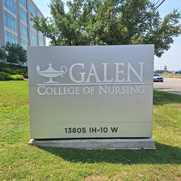 Galen College of Nursing_Moument_Remove and add Acrylic Logo_Full Monument