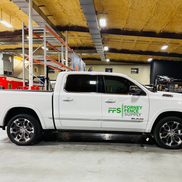 Forney Fence Supply_Truck Spot Graphics_Passenger Side