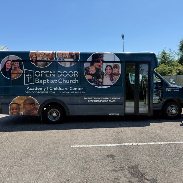 Church Transport Bus Wrap
