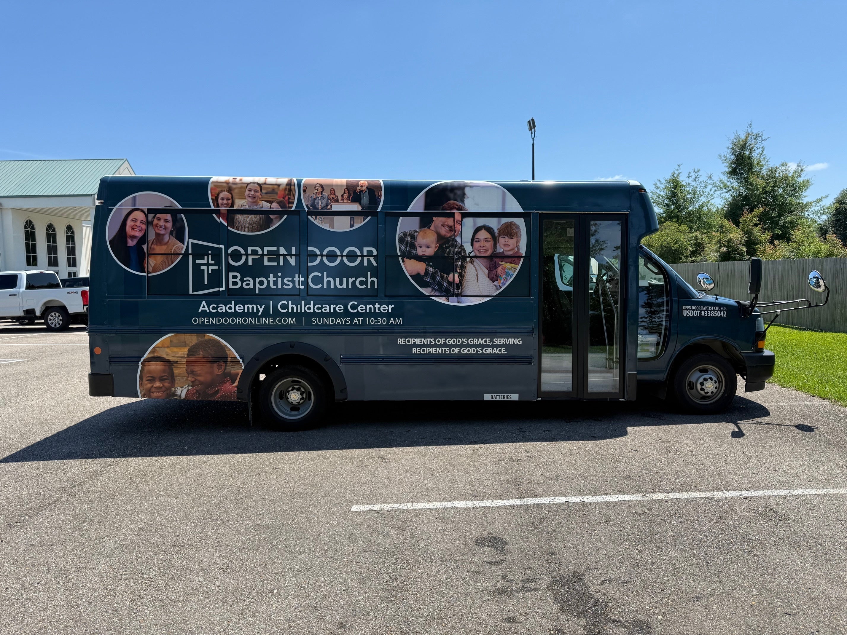 Church Transport Bus Wrap