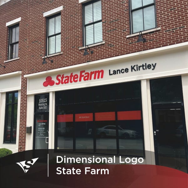 State Farm Gets New Logo Sign!