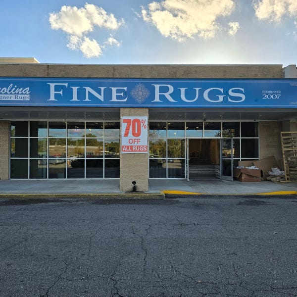Carolina Rug Sign After