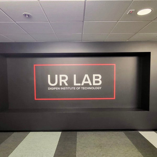 Transforming Campus Spaces with Custom Wall Graphics: DigiPen’s UR Lab Makeover