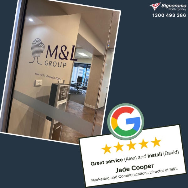 Customer Review | Office Window Graphic