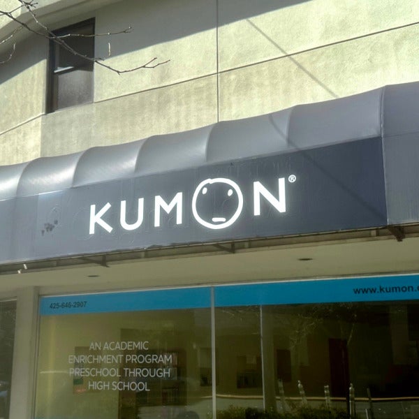 Awning Graphics That Make the Grade: Kumon’s Storefront by Signarama Redmond