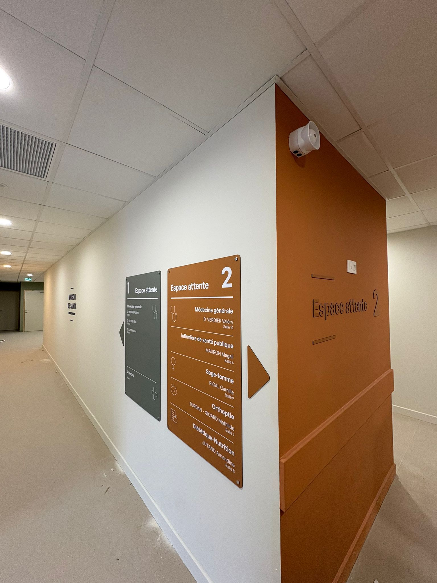 Signalétique complète Maison de Santé St-Affrique