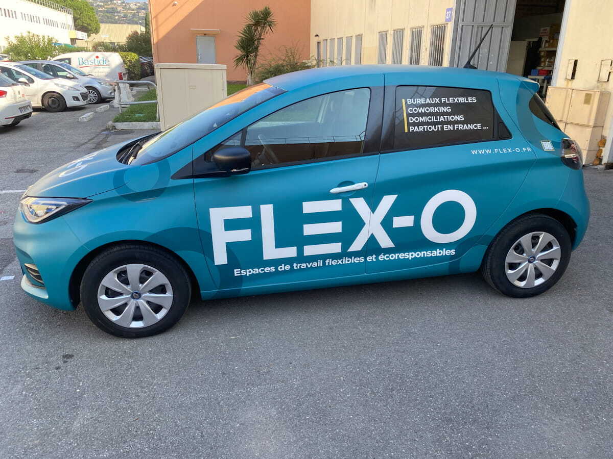 total covering personnalisé flex o signarama saint laurent du var