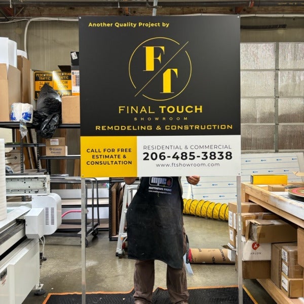 Making Big Impressions with Big Signs - Final Touch, Bellevue, WA