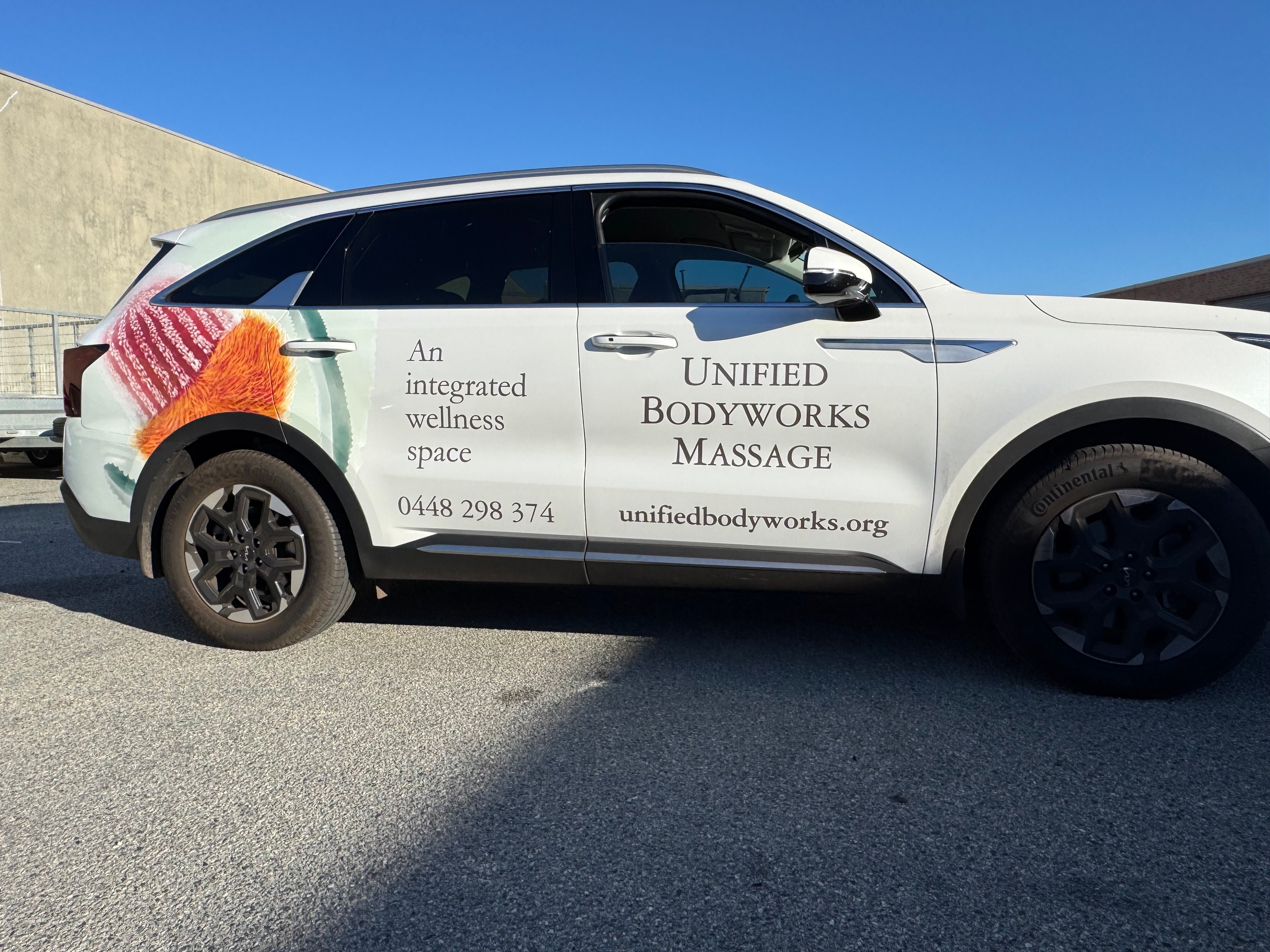  First Fleet Wrapped for Unified Bodyworks Massage! 