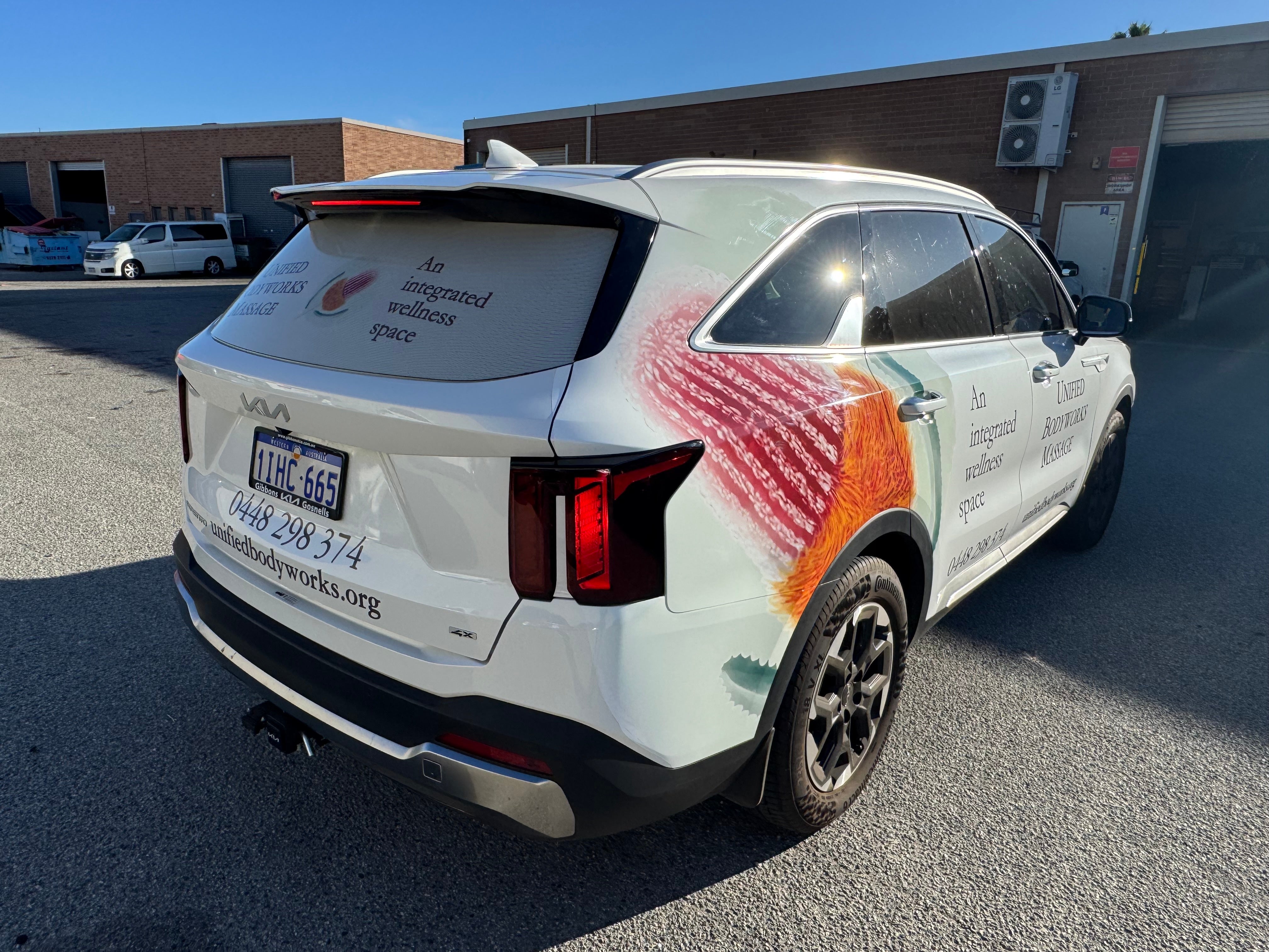  First Fleet Wrapped for Unified Bodyworks Massage! 