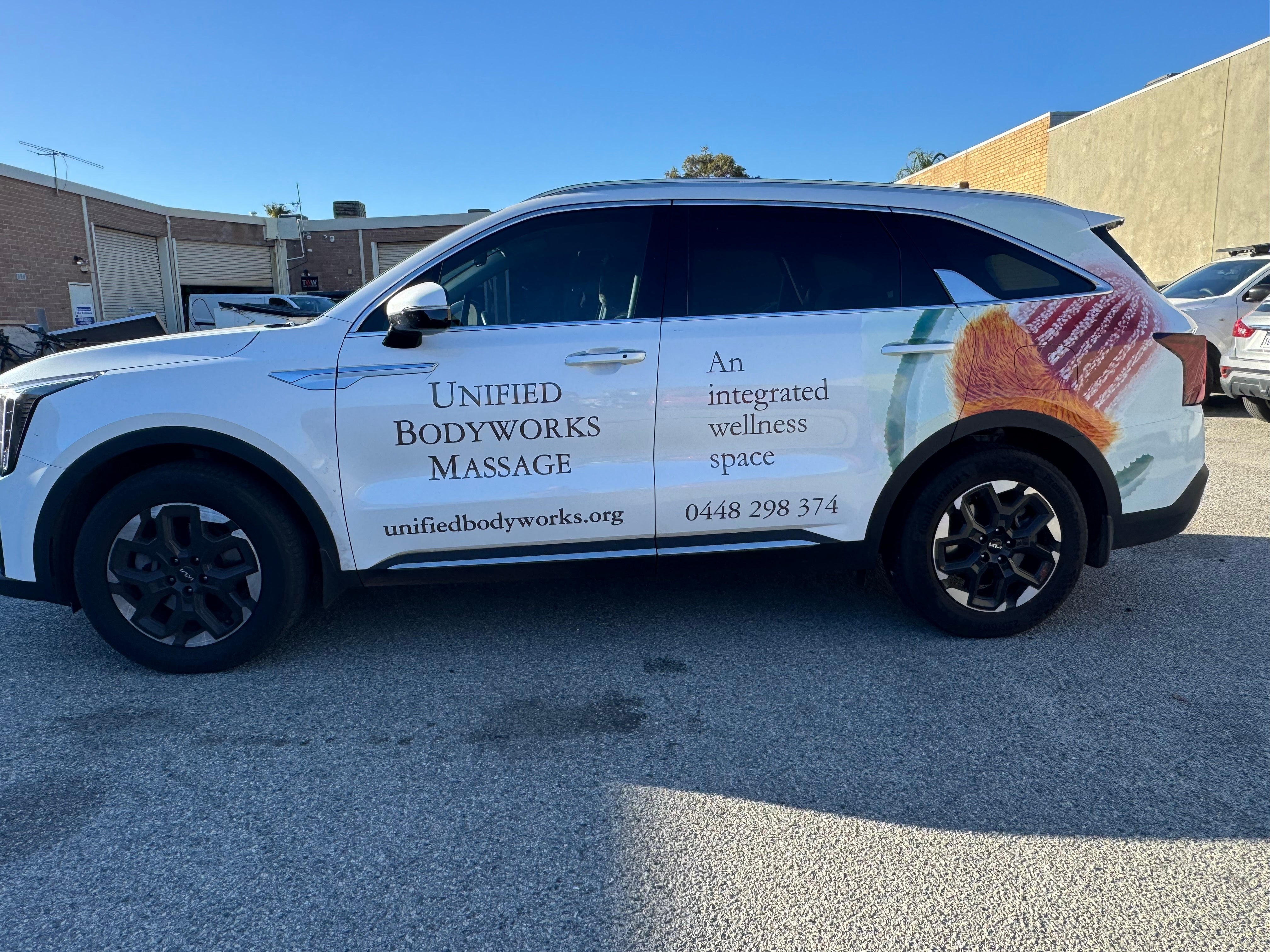  First Fleet Wrapped for Unified Bodyworks Massage! 