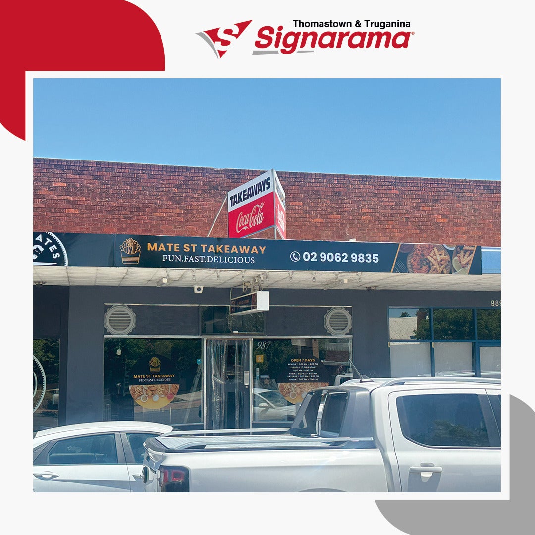 Complete Signage & Branding Package for Mate St Takeaway – By Signarama Thomastown & Truganina