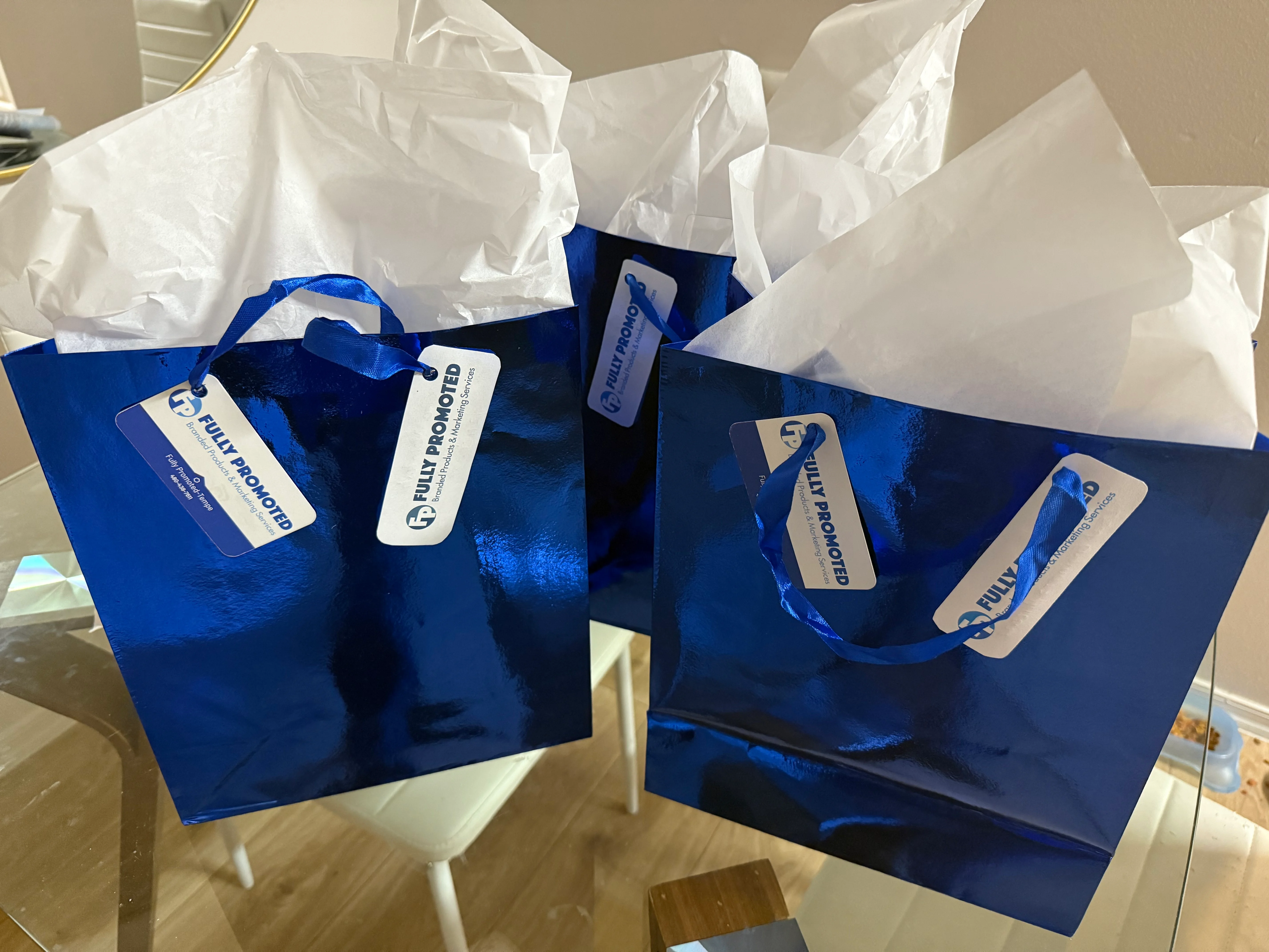 Branded Event Gift Bags for Tempe Hispanic Chamber