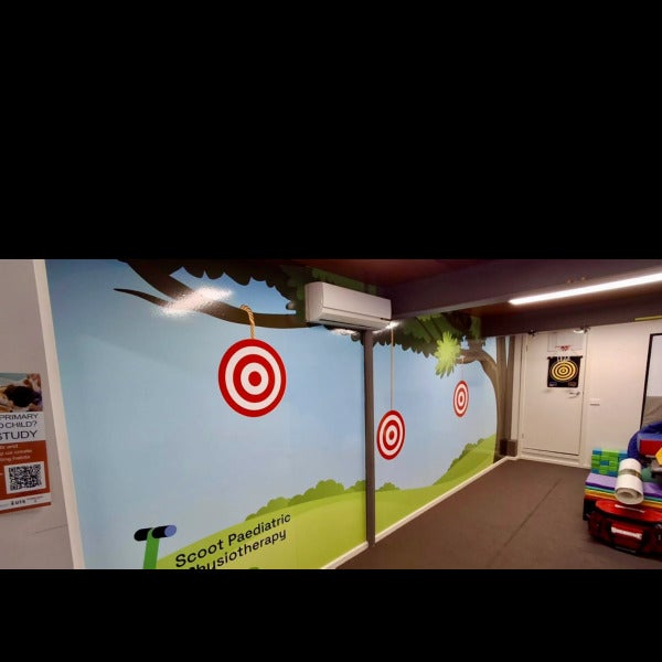 Wall Graphics - Scoot Paediatric Physiotherapy - Eltham VIC.