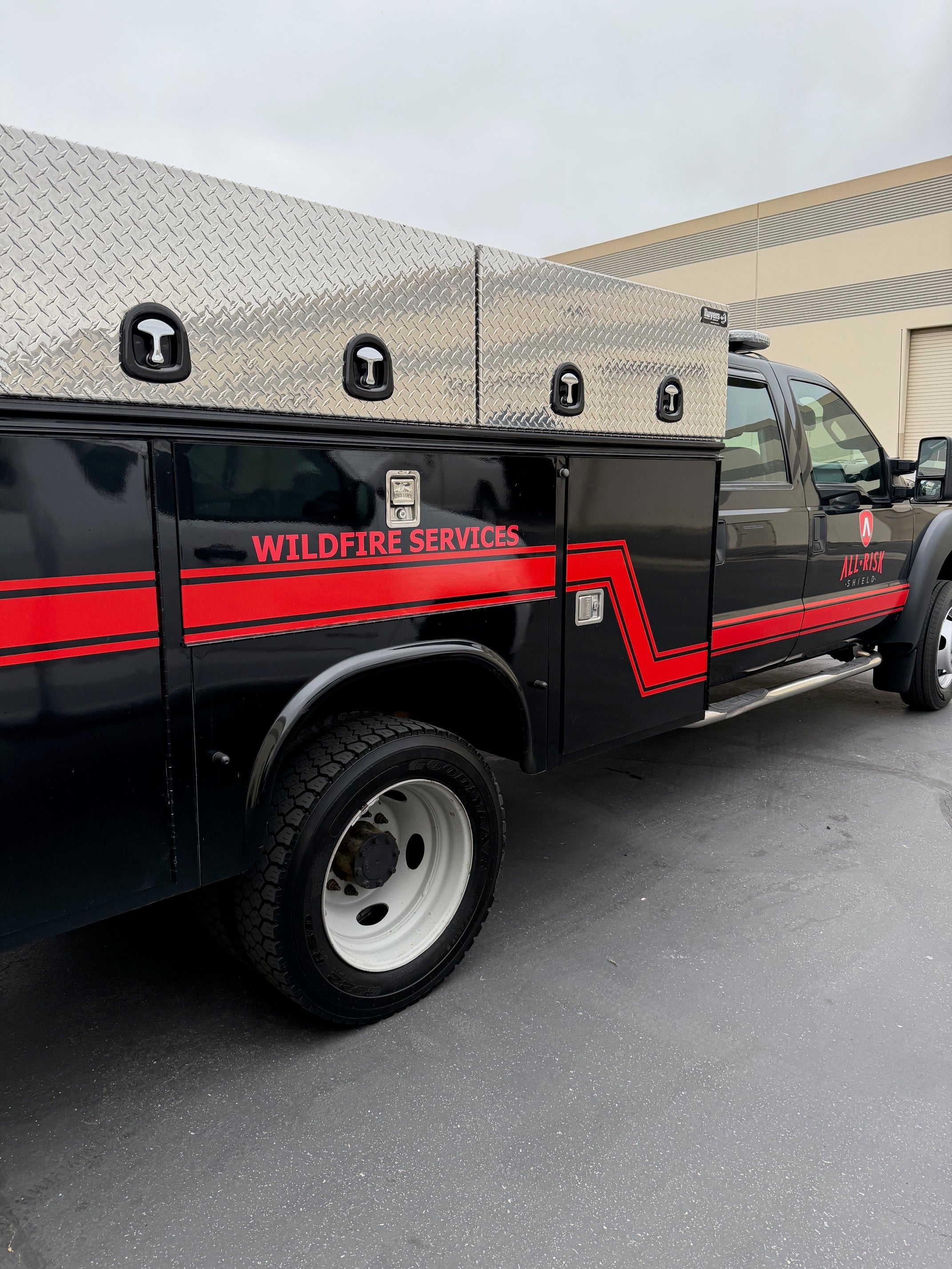 Bold Branding for All Risk Shield’s Work Truck