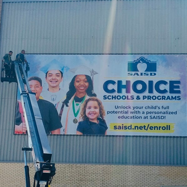 SAISD Choice Schools & Programs_Large Banner_Installation Picture