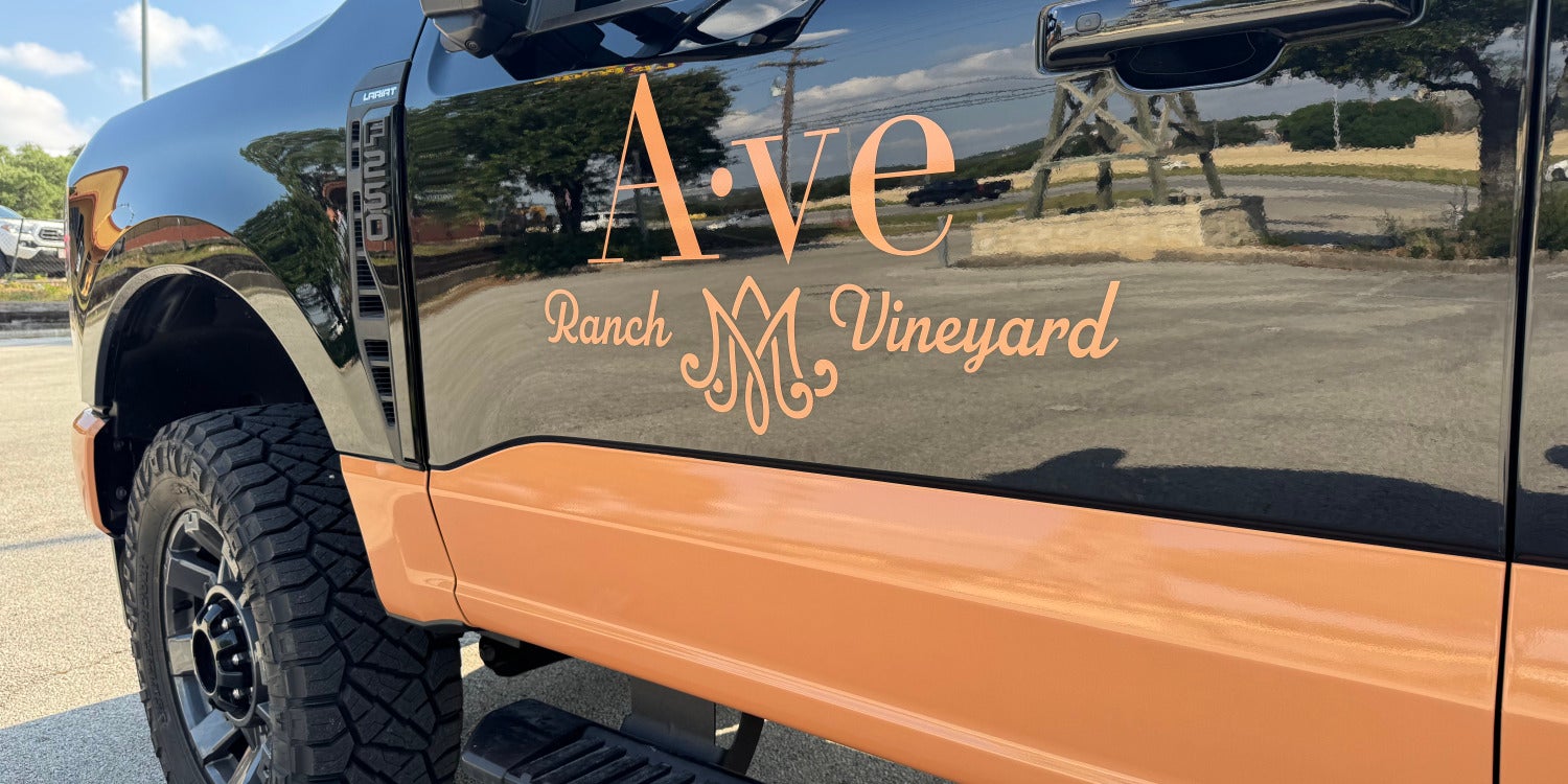 Vinyl Vehicle Lettering