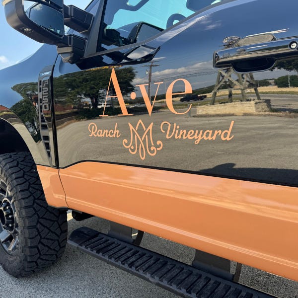 A ve_Ranch Vineyard_Truck Graphics_Driver Side
