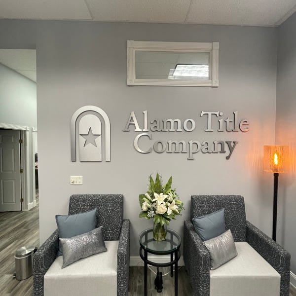 9322Alamo silver Dimensional Letters