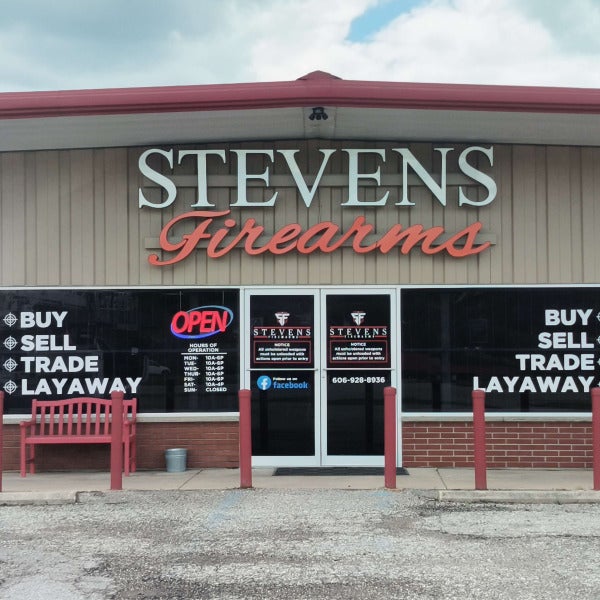 Stevens Firearms Channel Letters and Window Decals