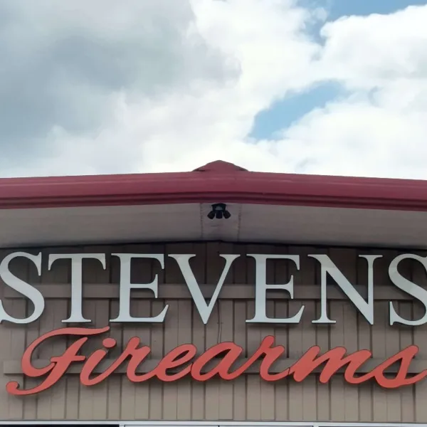 Stevens Firearms Channel Letters and Window Decals