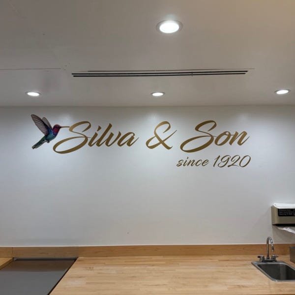 New Storefront Signage for Silva and Sons Mediterranean Café in Vienna, VA