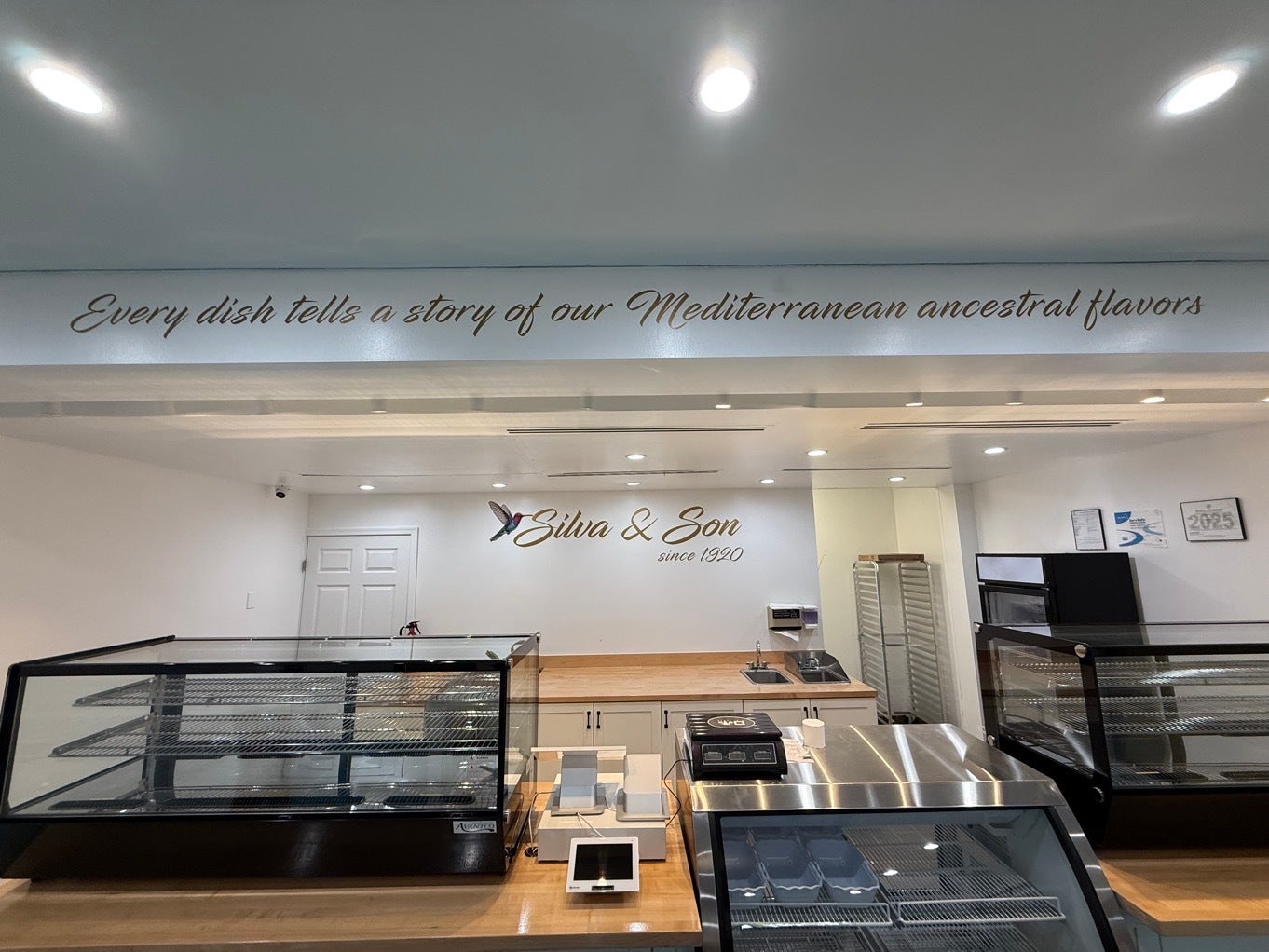 New Storefront Signage for Silva and Sons Mediterranean Café in Vienna, VA