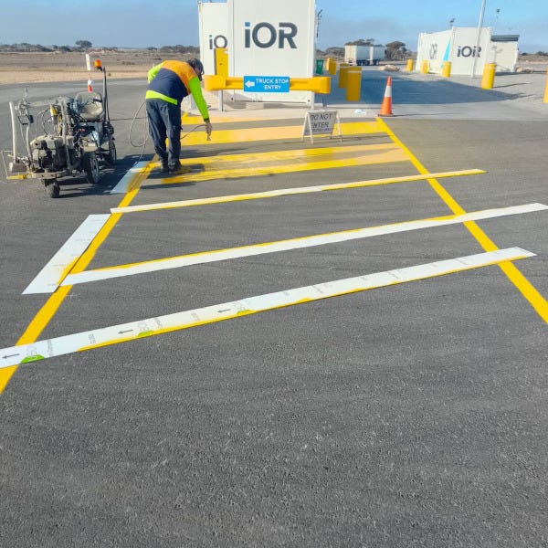Line marking ceduna
