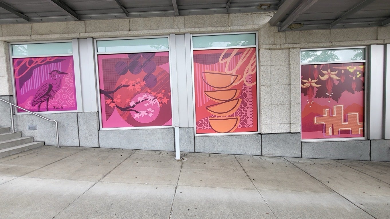 Bringing Local Art to Life: Window Graphics at Meydenbauer Center, Bellevue
