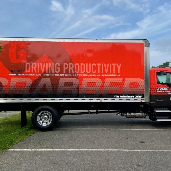 Grabber Construction Products, 26' Trailer & Cab wrap