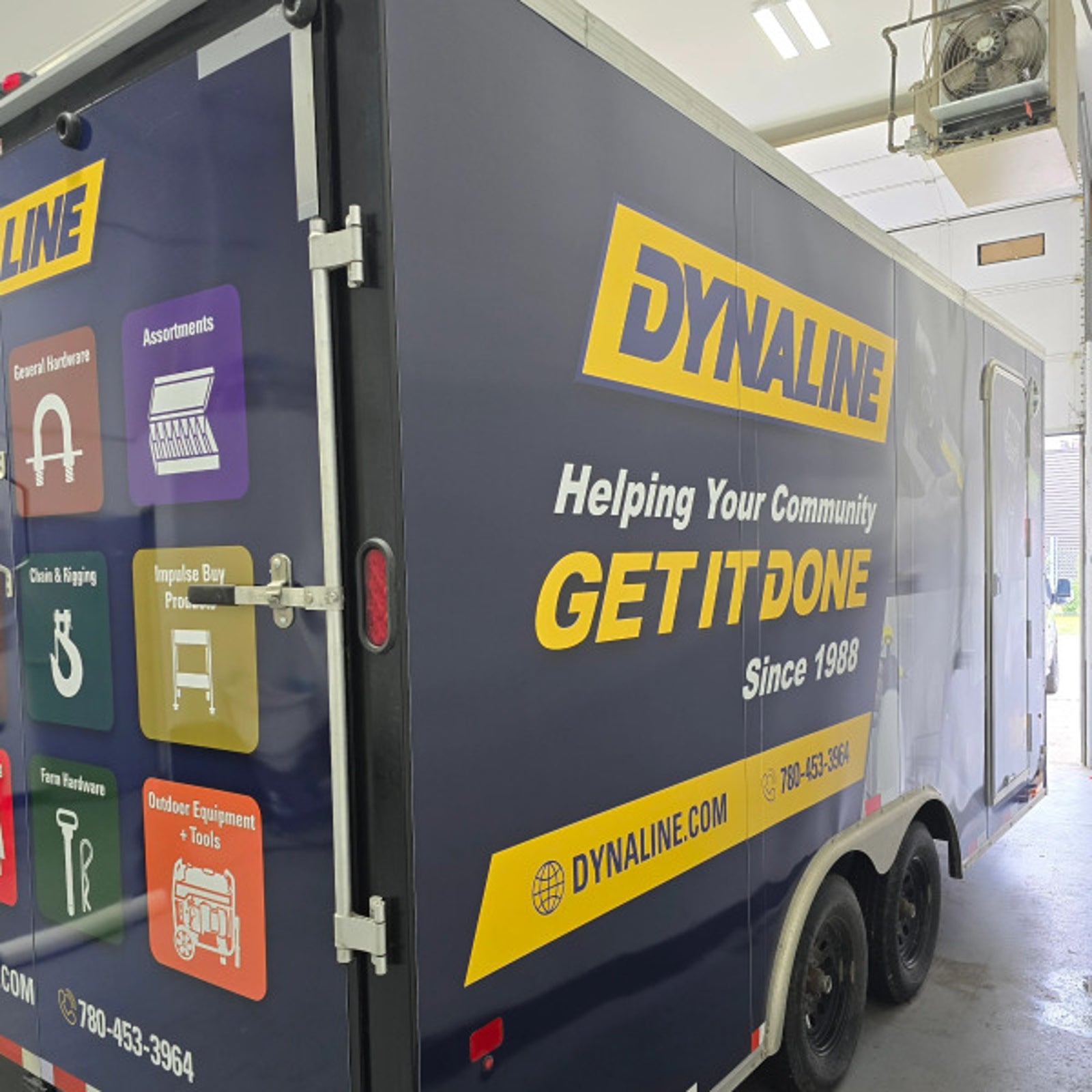 Trailer Wrap for Dynaline Industries in Edmonton, AB