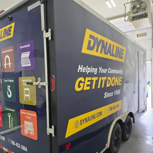 Trailer Wrap for Dynaline Industries in Edmonton, AB