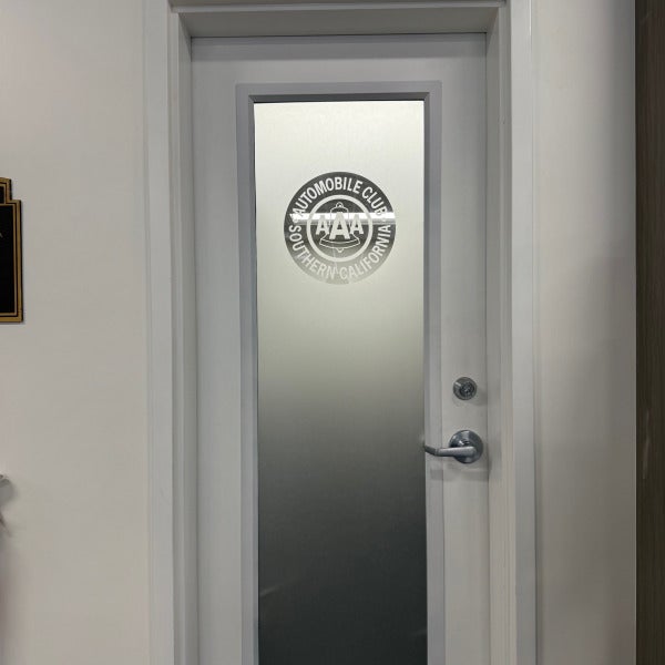 AAA Etched Vinyl Installation – A Frosted Finish by Signarama