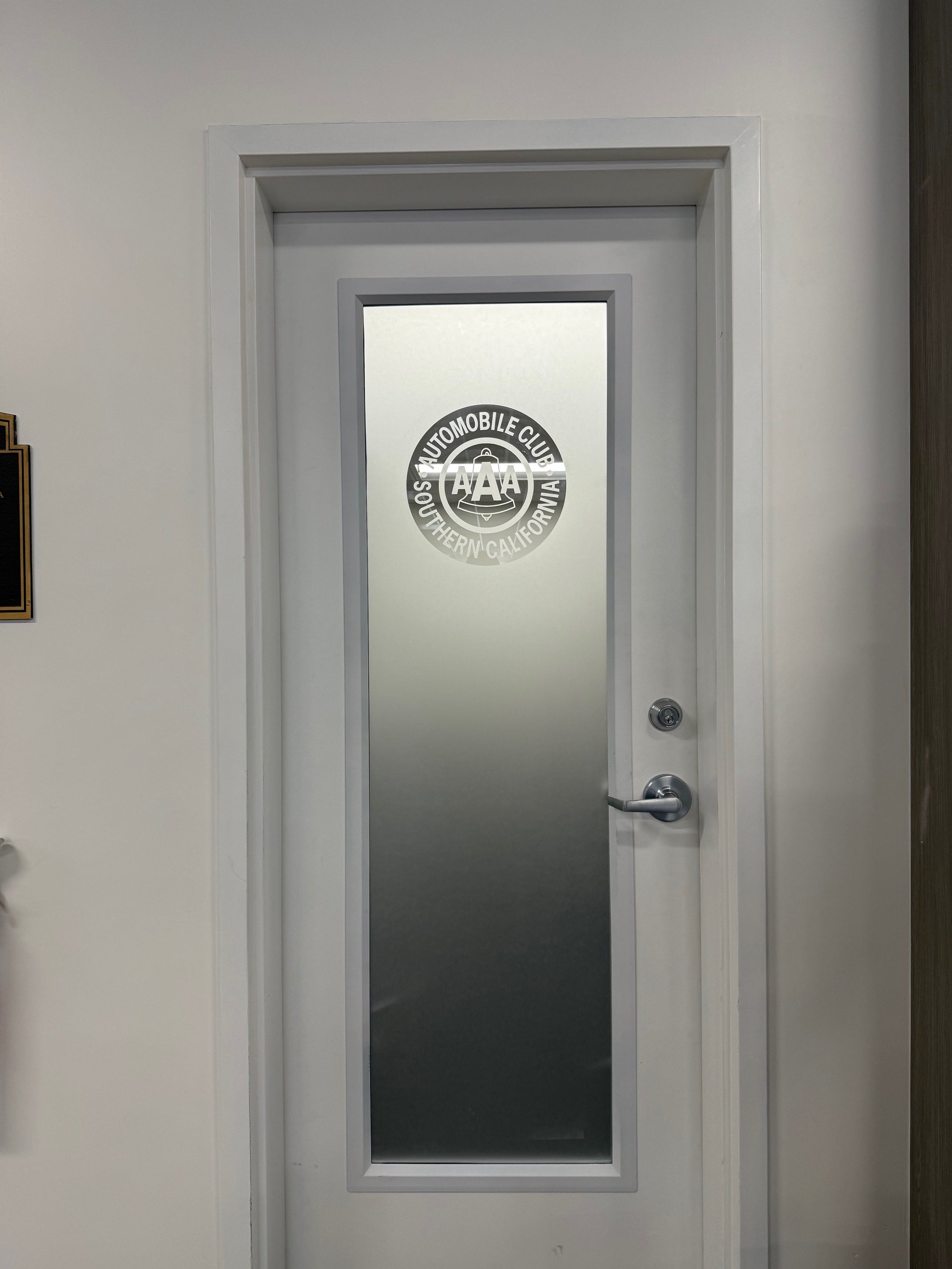 AAA Etched Vinyl Installation – A Frosted Finish by Signarama
