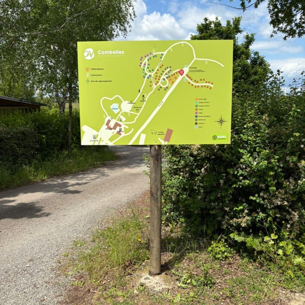 Signalétique du Domaine de Combelles