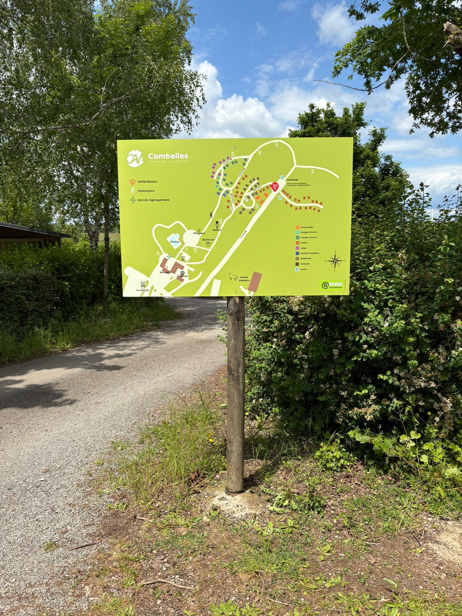 Signalétique du Domaine de Combelles
