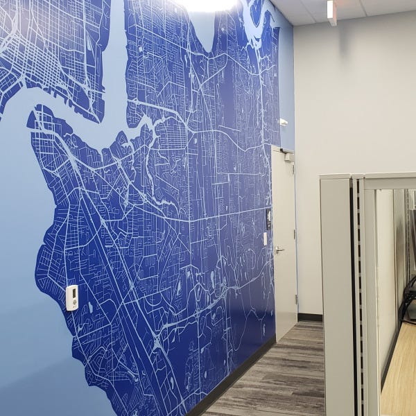 Trane Office Entry Wall