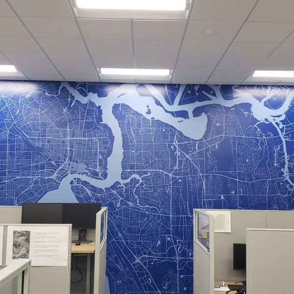 Trane Office Entry Wall