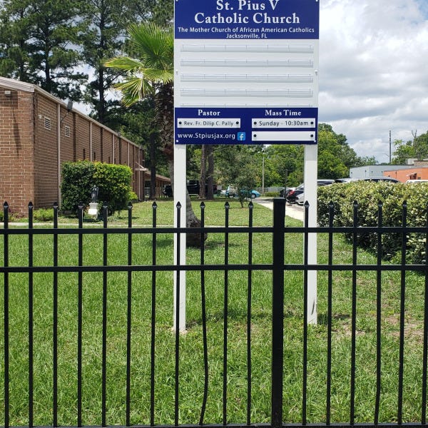 St. Pius Catholic Church (NEW SIGN)