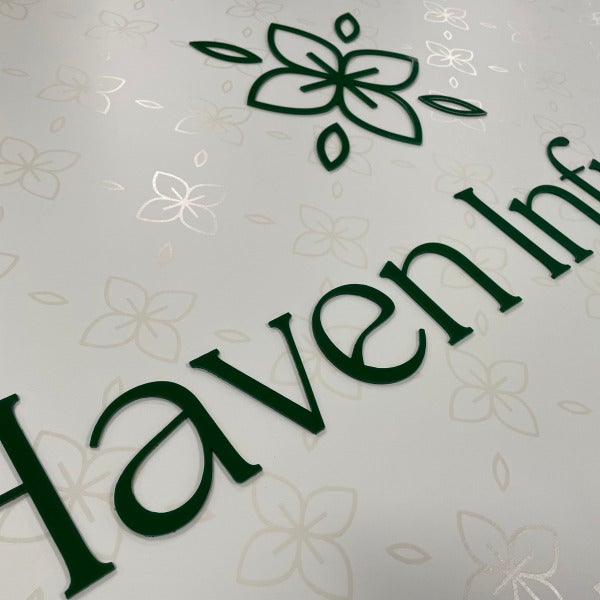 Crafting a Stunning Sign for Haven Healthcare