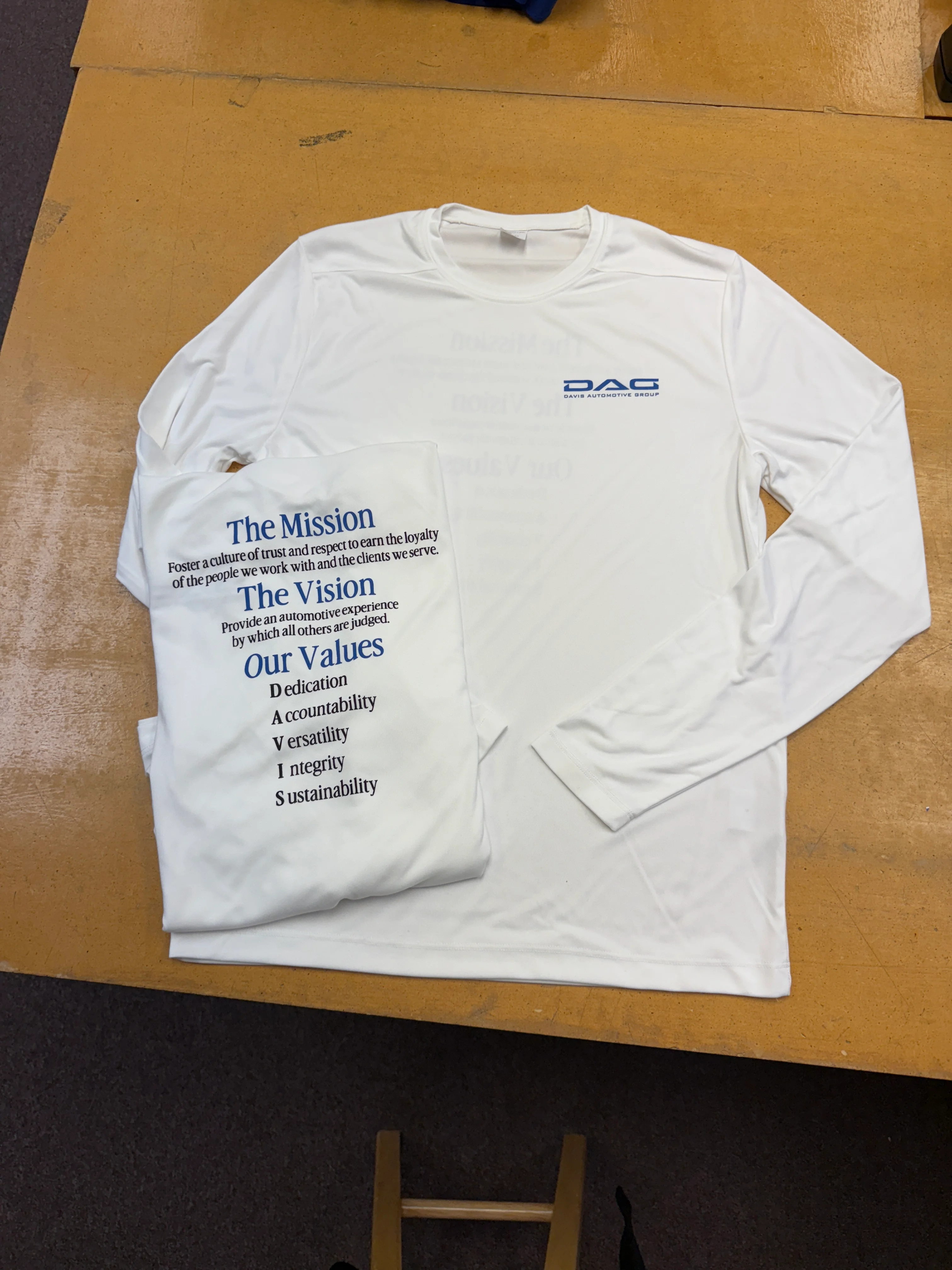 Davis Automotive Group Employee Shirts