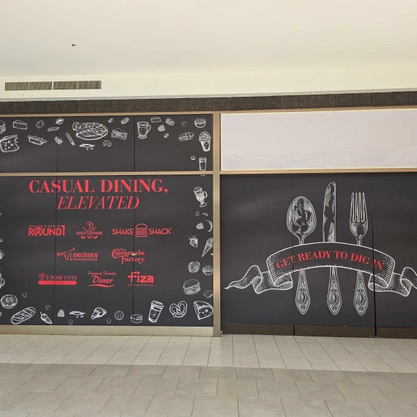 Danbury mall Window Graphics