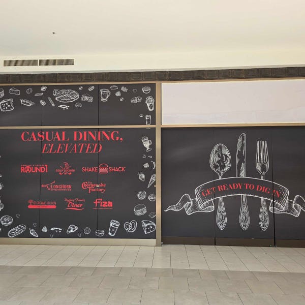 Danbury mall Window Graphics