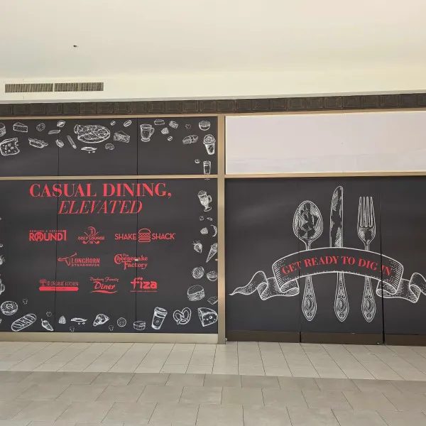 Danbury mall Window Graphics