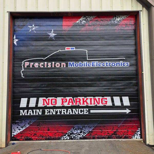 Precision Mobile Garage door Graphics
