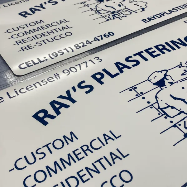 Ray's Plastering Vehicle Magnets