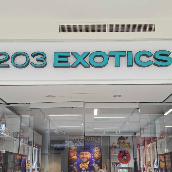 203 exotics - Danbury mall Channel Letters