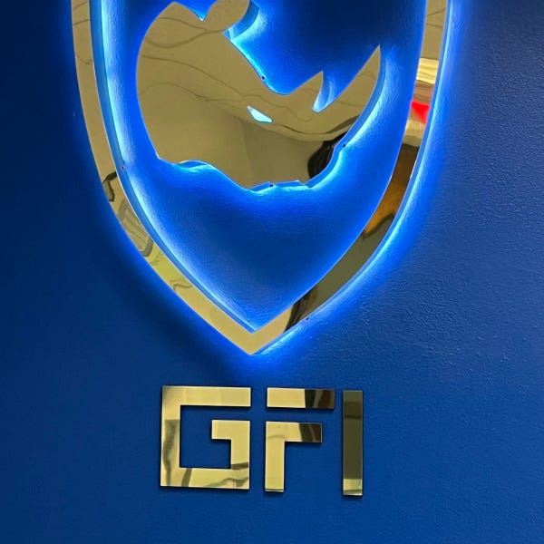 GFI Lobby Sign